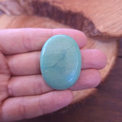 Chrysoprase Cabochon / Pendant for jewelry making or diy craft projects 15.9gr