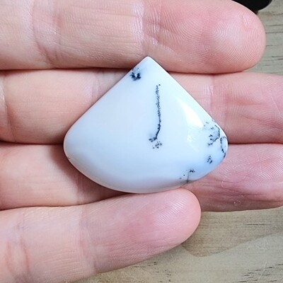 Dendrite Agate side drilled Pendant for jewelry making or diy craft projects 10.4gr