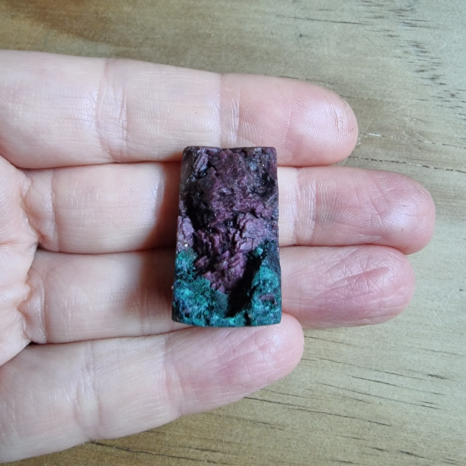 Cobalt Calcite Druzy Cabochon / Pendant for jewelry making or diy craft projects 13.9gr