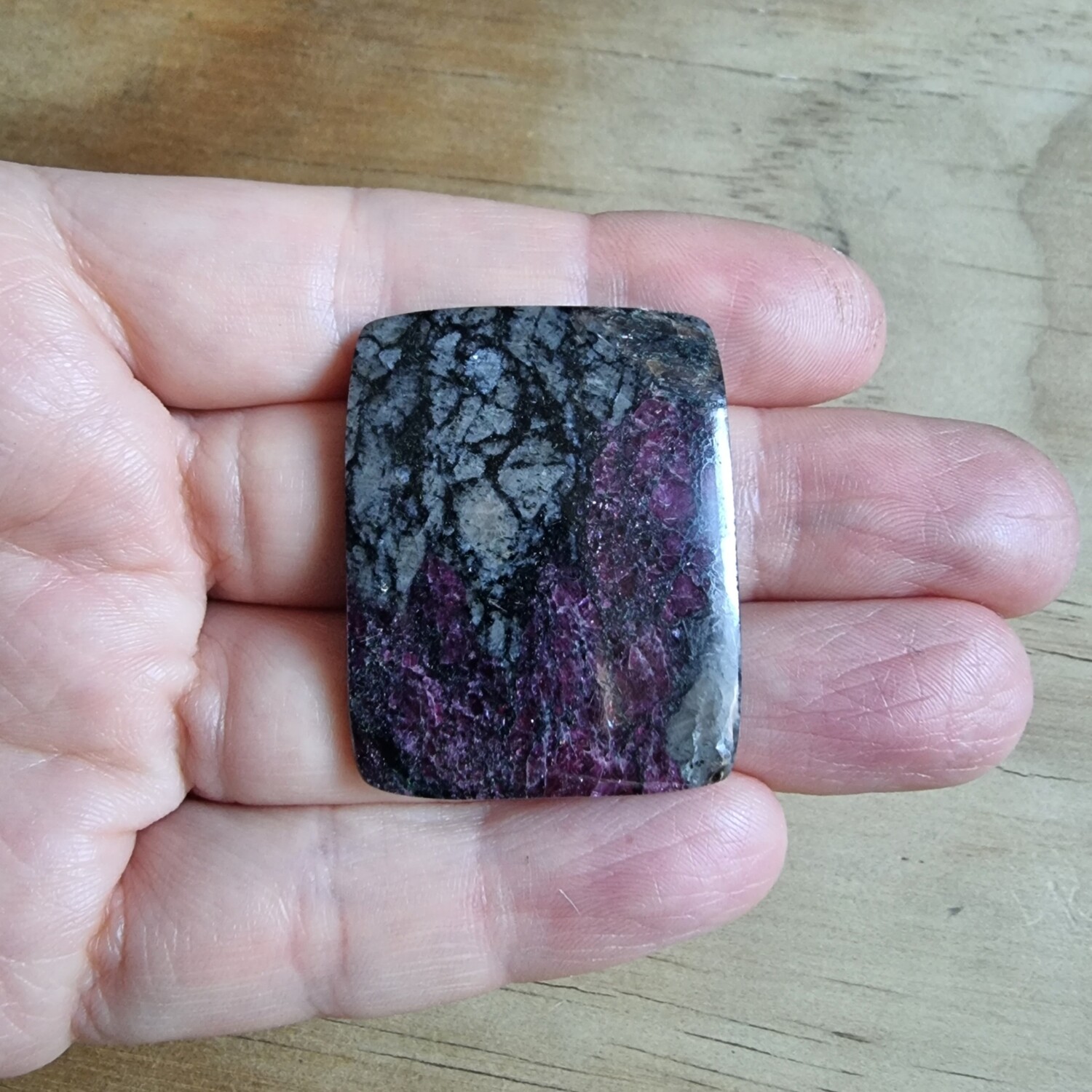 Eudialyte Cabochon / Pendant for jewelry making or diy craft projects 14gr