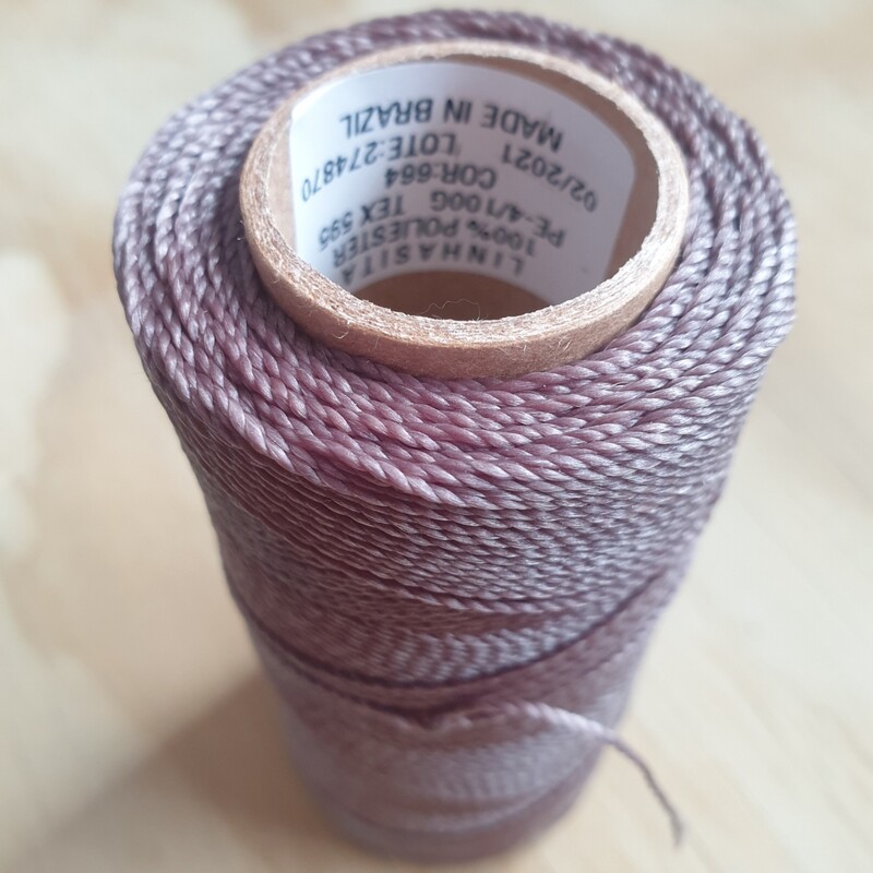 Cor #664 1mm Waxed Linhasita Thread 170m Spool