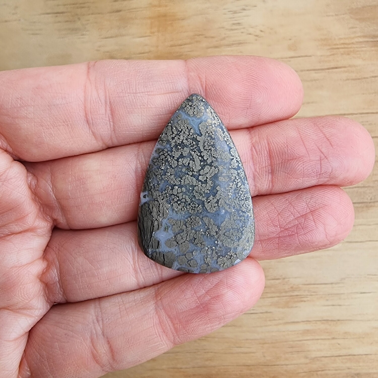 Marcasite Cabochon / Pendant for jewelry making or diy craft projects 9.8gr