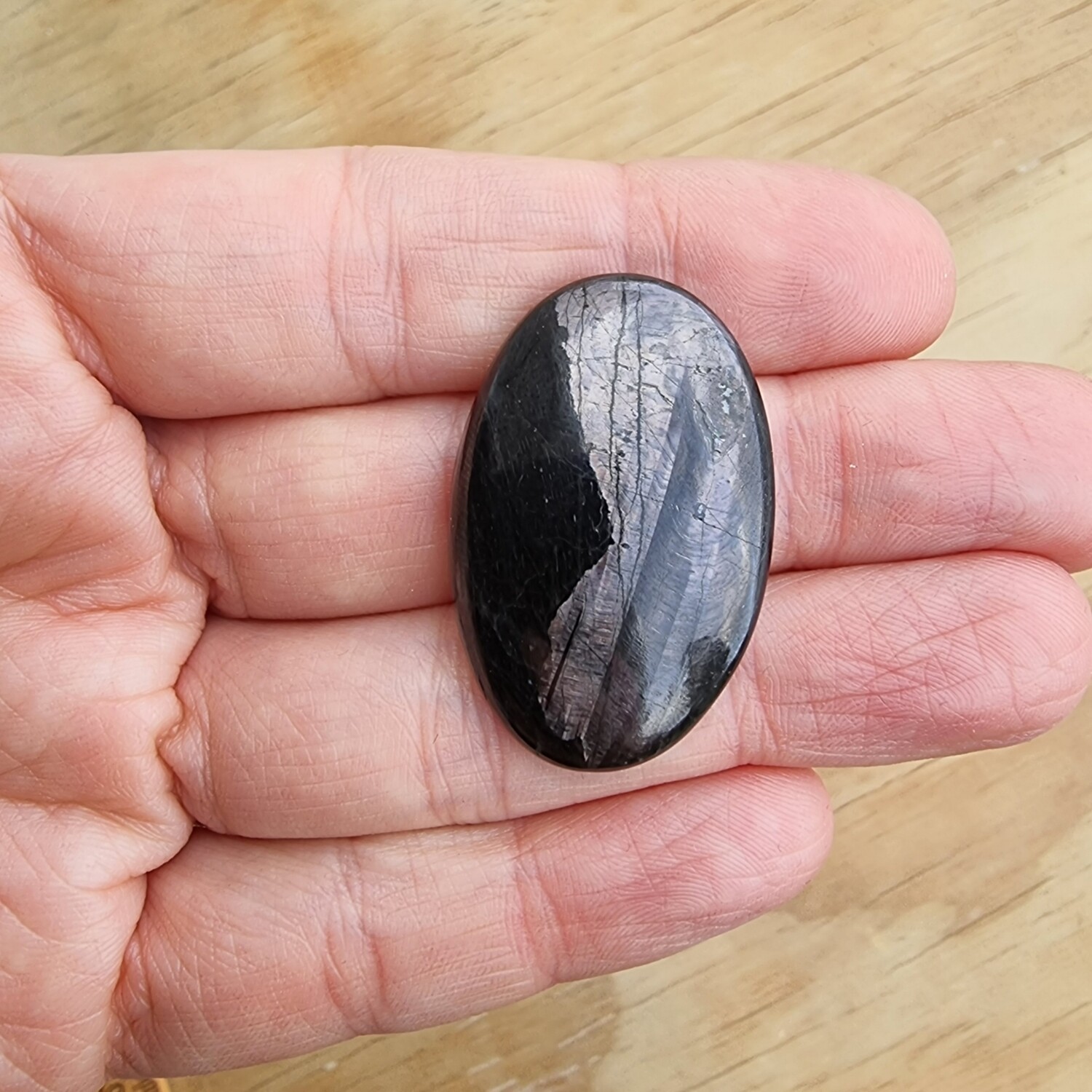 Hypersthene Cabochon / Pendant for jewelry making or diy craft projects 9.8gr