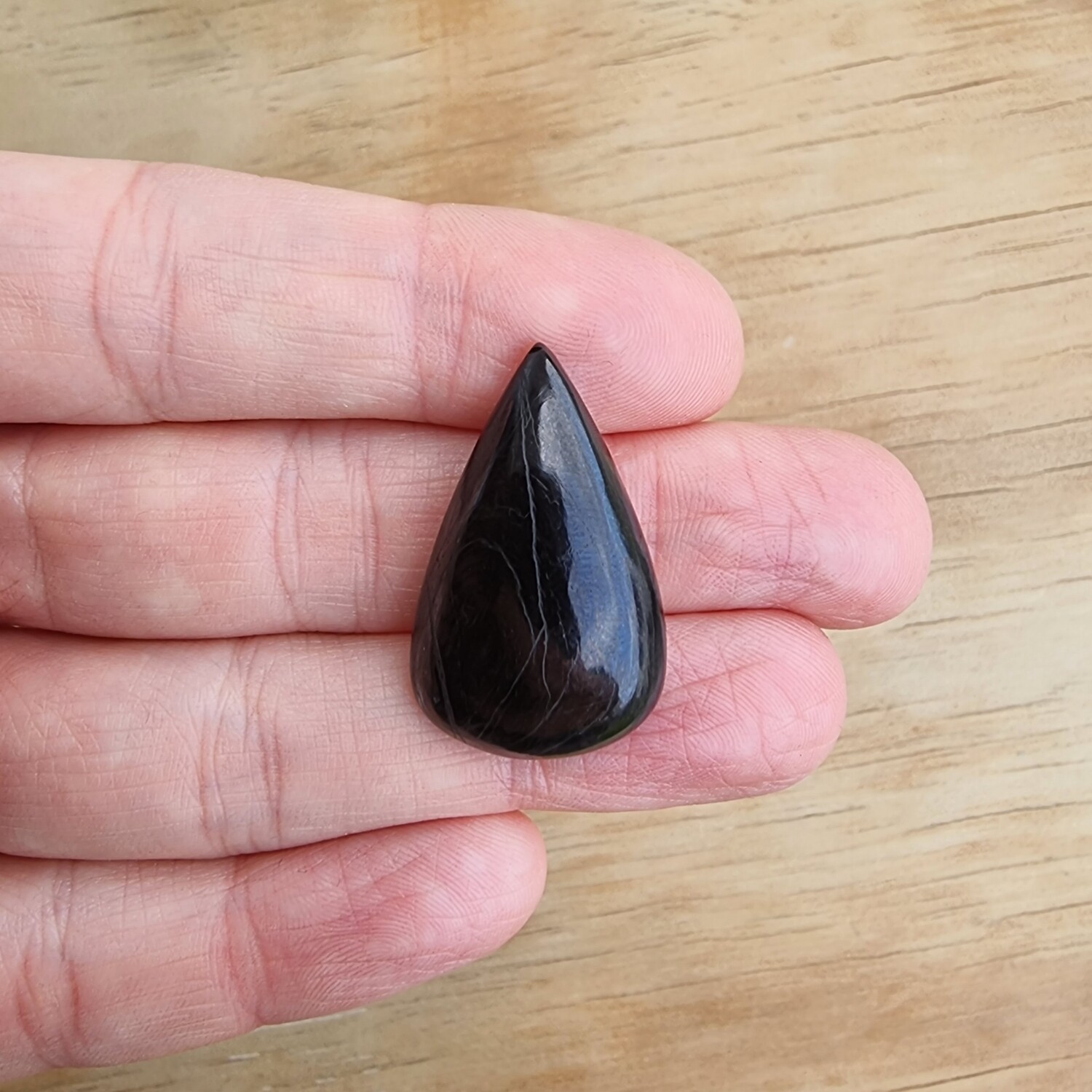 Hypersthene Cabochon / Pendant for jewelry making or diy craft projects 8gr
