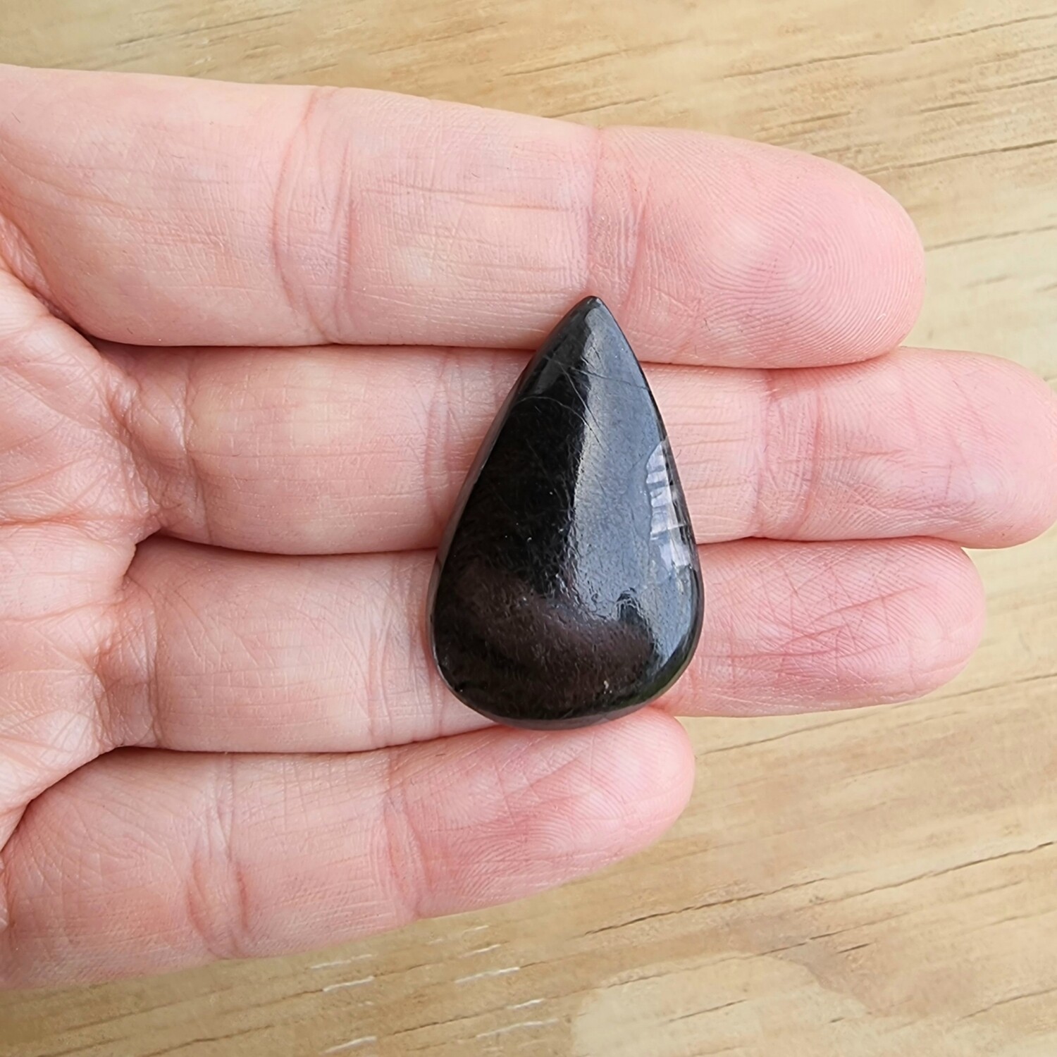 Hypersthene Cabochon / Pendant for jewelry making or diy craft projects 7.1gr