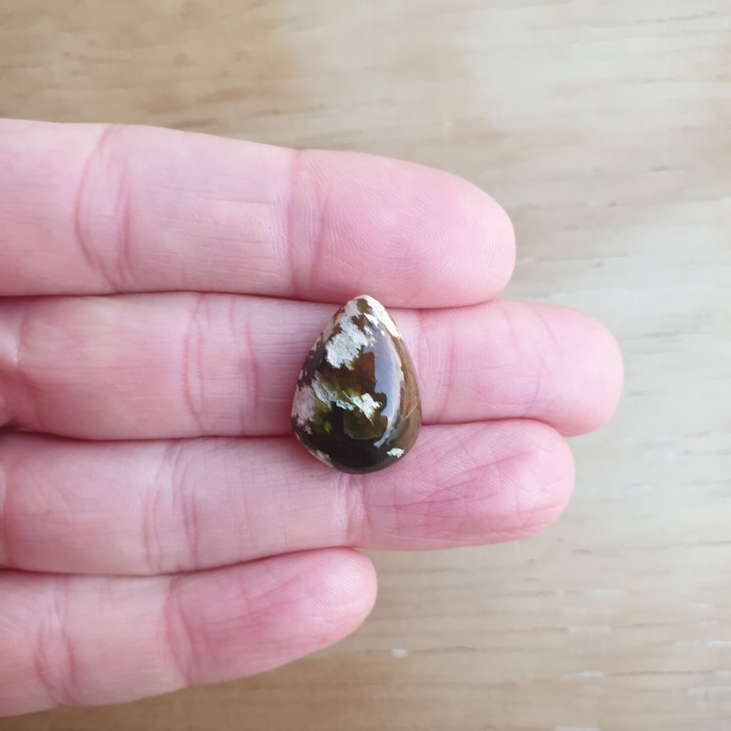 Chrome Chalcedony Cabochon / Pendant for jewelry making or diy craft projects 2.9gr