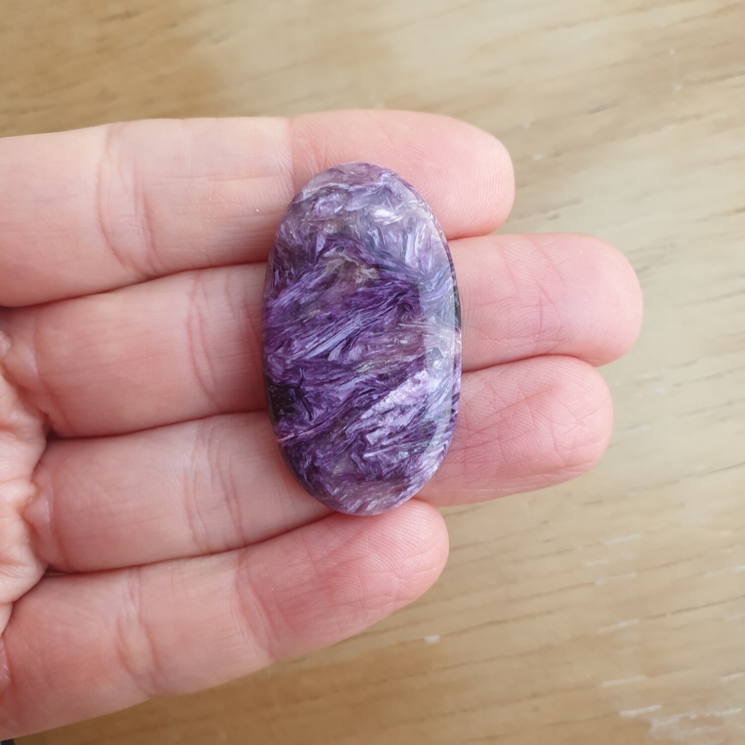 Charoite Cabochon / Pendant for jewelry making or diy craft projects 9.4gr