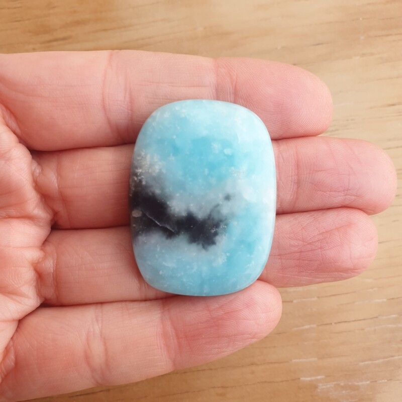 Hemimorphite Cabochon / Pendant for jewelry making or diy craft projects 13.7gr