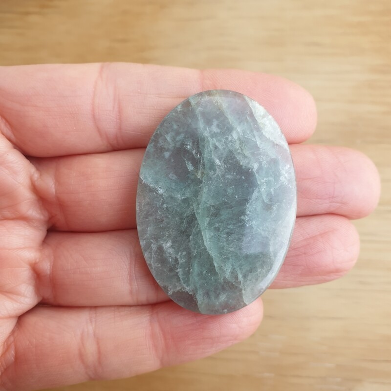 Aquamarine Cabochon / Pendant for jewelry making or diy craft projects 14.8gr