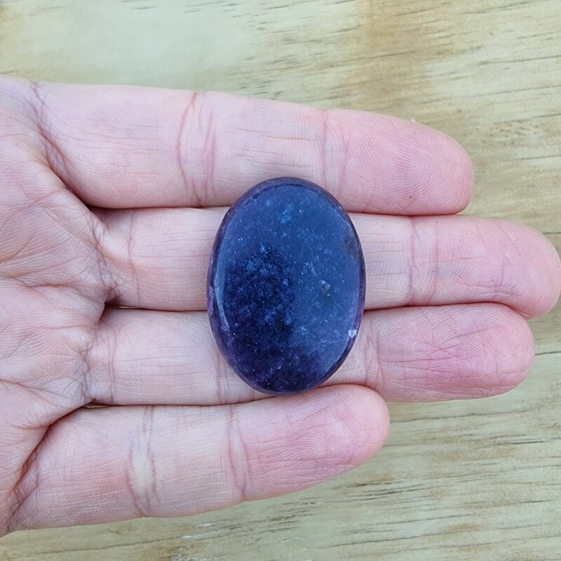 Lepidolite Cabochon / Pendant for jewelry making or diy craft projects 11.6gr