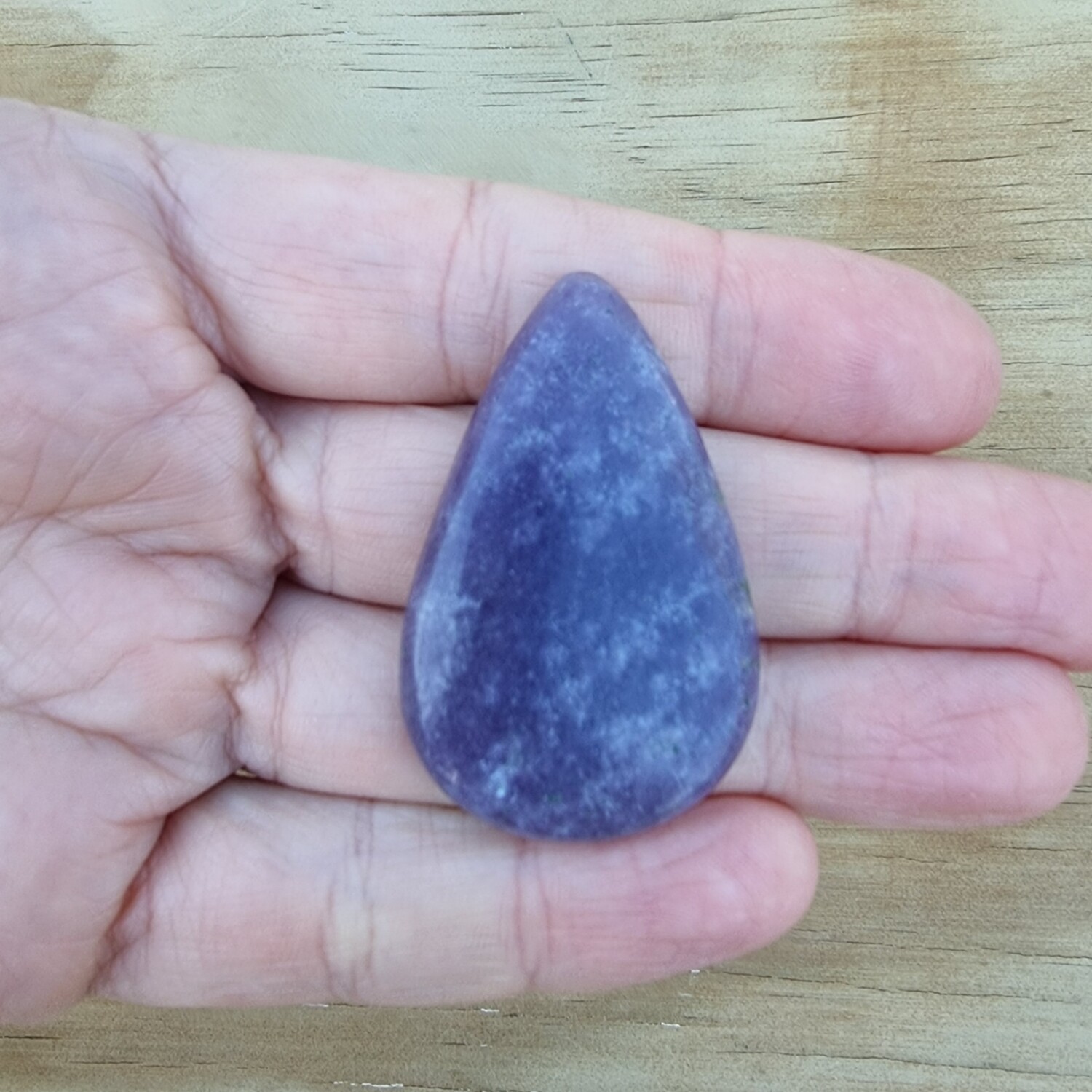 Lepidolite Cabochon / Pendant for jewelry making or diy craft projects 15.7gr