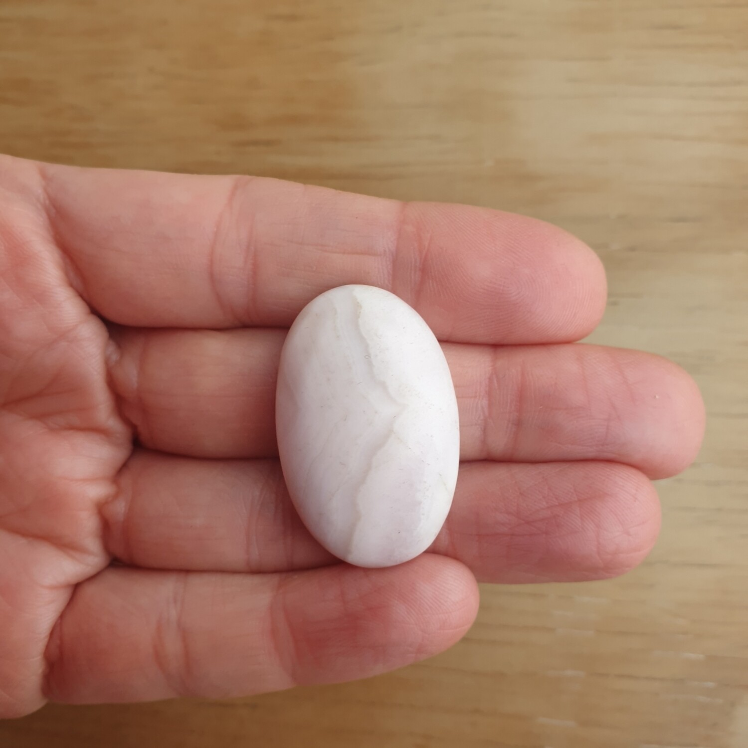 Mangano Calcite Cabochon / Pendant for jewelry making or diy craft projects 9.6gr