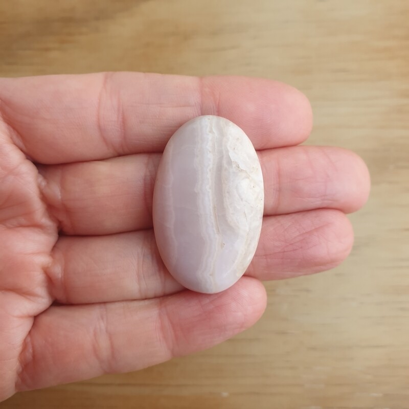 Mangano Calcite Cabochon / Pendant for jewelry making or diy craft projects 15.2gr