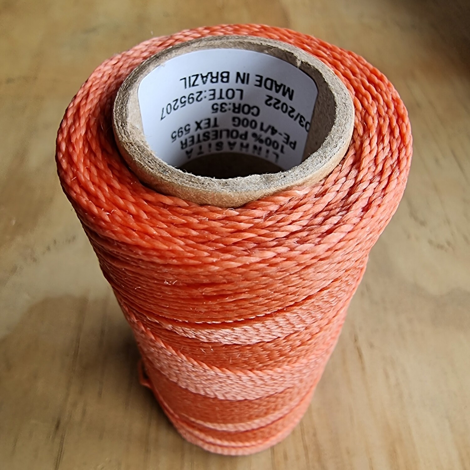 Cor #35 1mm Waxed Linhasita Thread 170m Spool