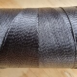 Cor #PRETO 0.5mm 330metre spool of Premium Linhasita 100% Waxed Polyester