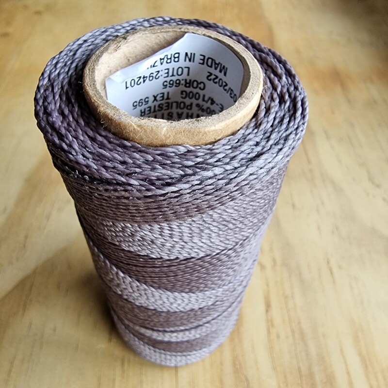 Cor #665 1mm Waxed Linhasita Thread 170m Spool