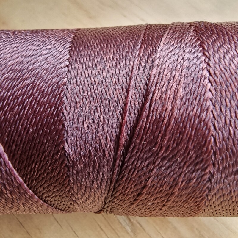 Cor #667 0.5mm 330metre spool of Premium Linhasita 100% Waxed Polyester