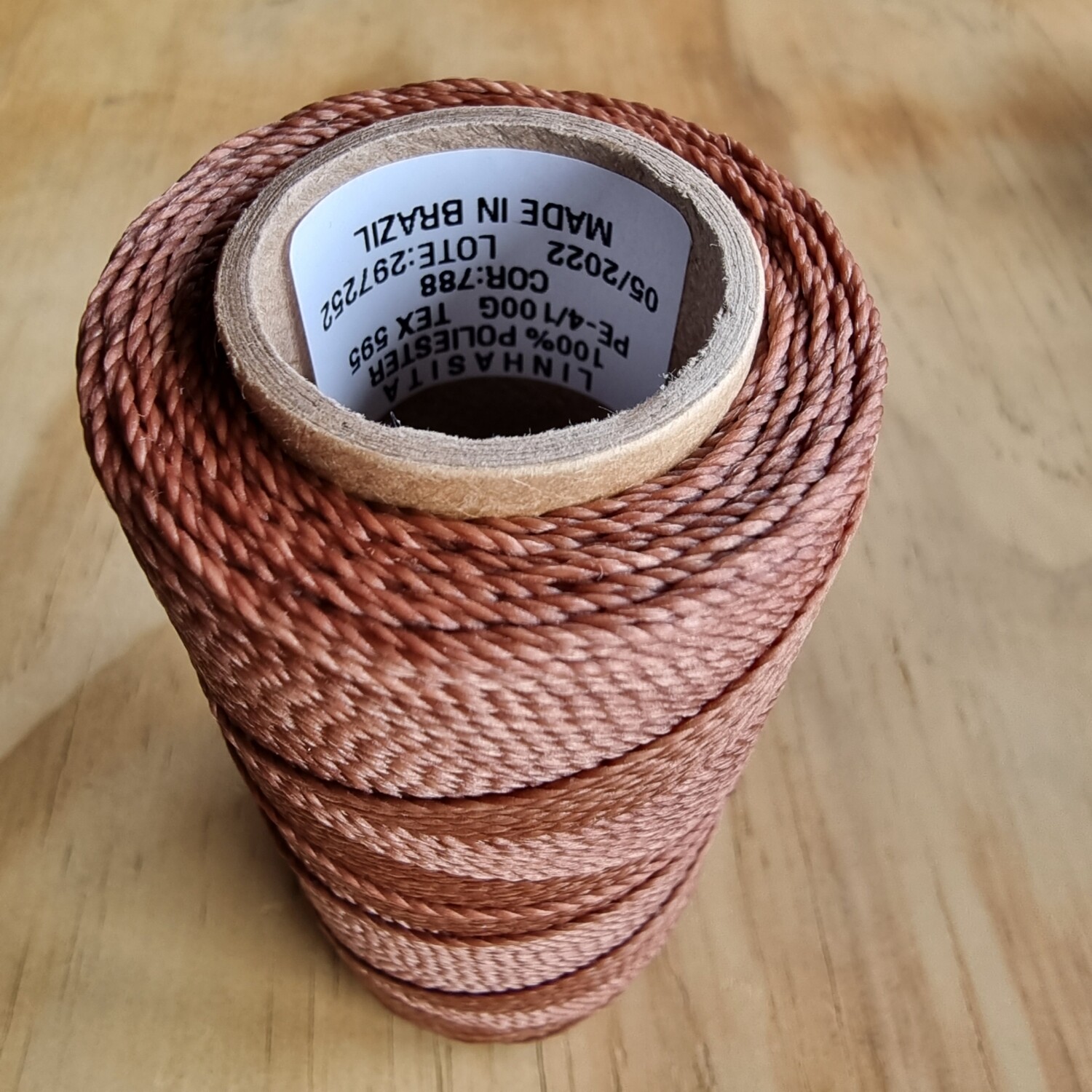 Cor #788 1mm Waxed Linhasita Thread 170m Spool