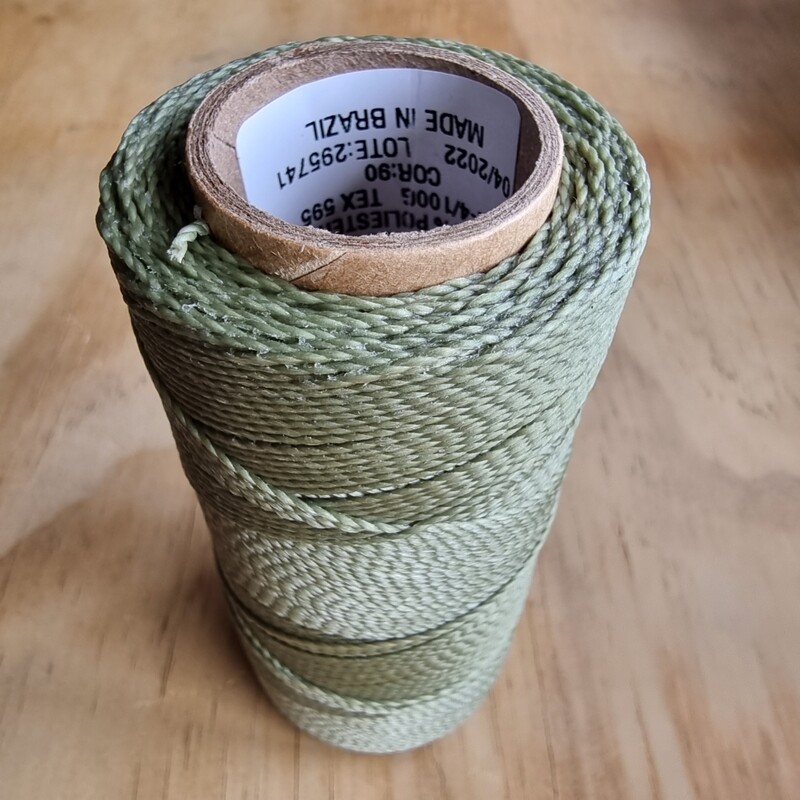 Cor #90 1mm Waxed Linhasita Thread 170m Spool