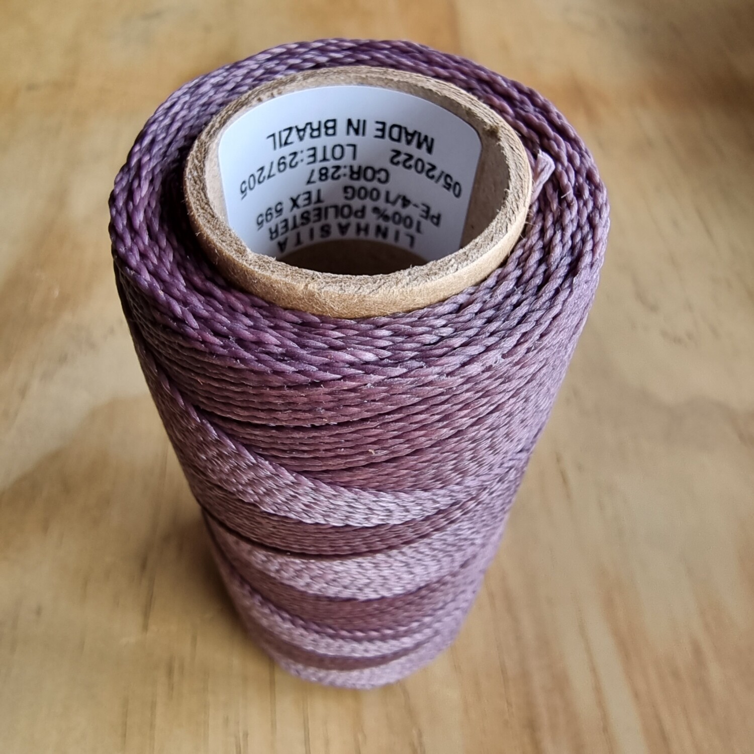 Cor #287 1mm Waxed Linhasita Thread 170m Spool