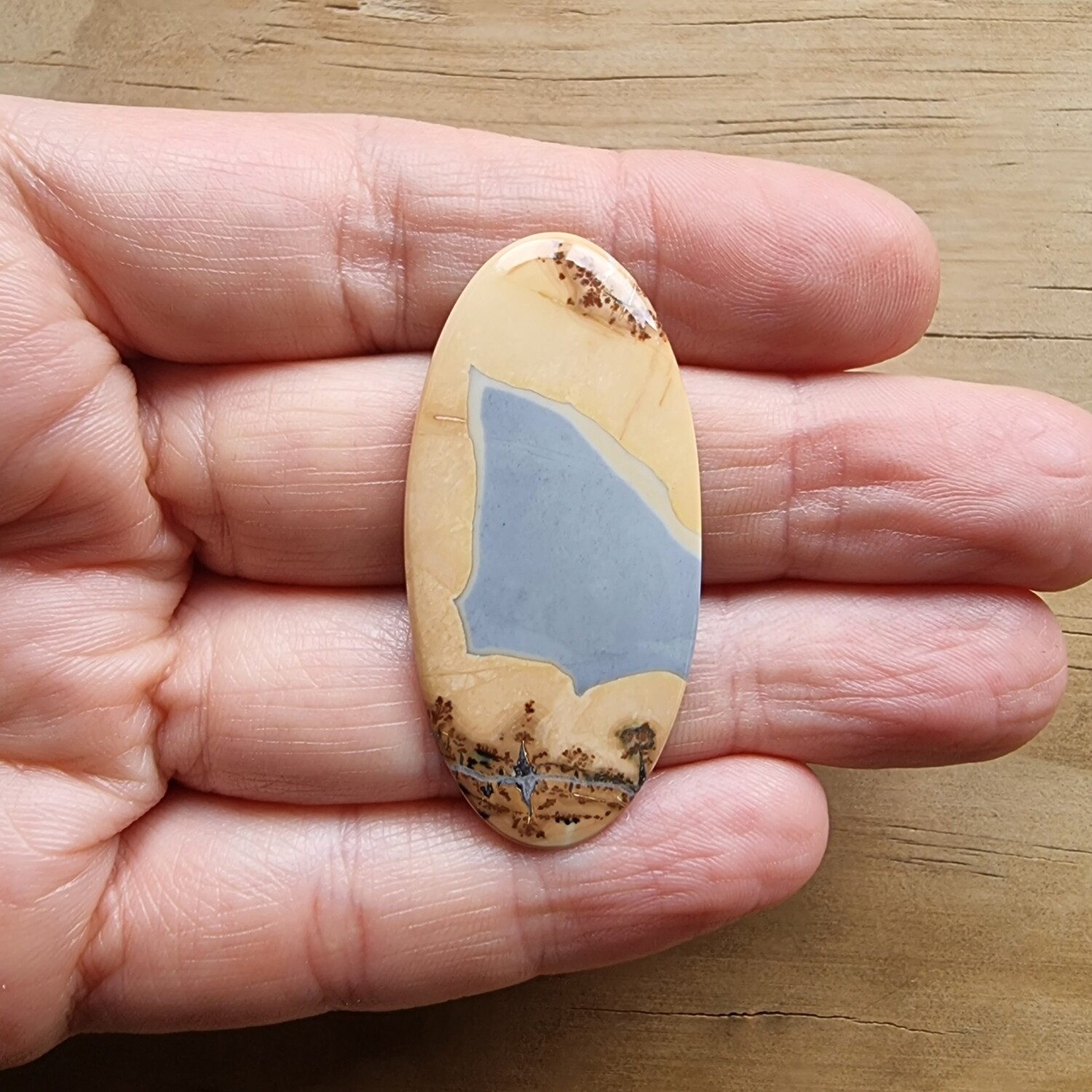 Malingano Jasper Cabochon / Pendant for jewelry making or diy craft projects 6.3gr