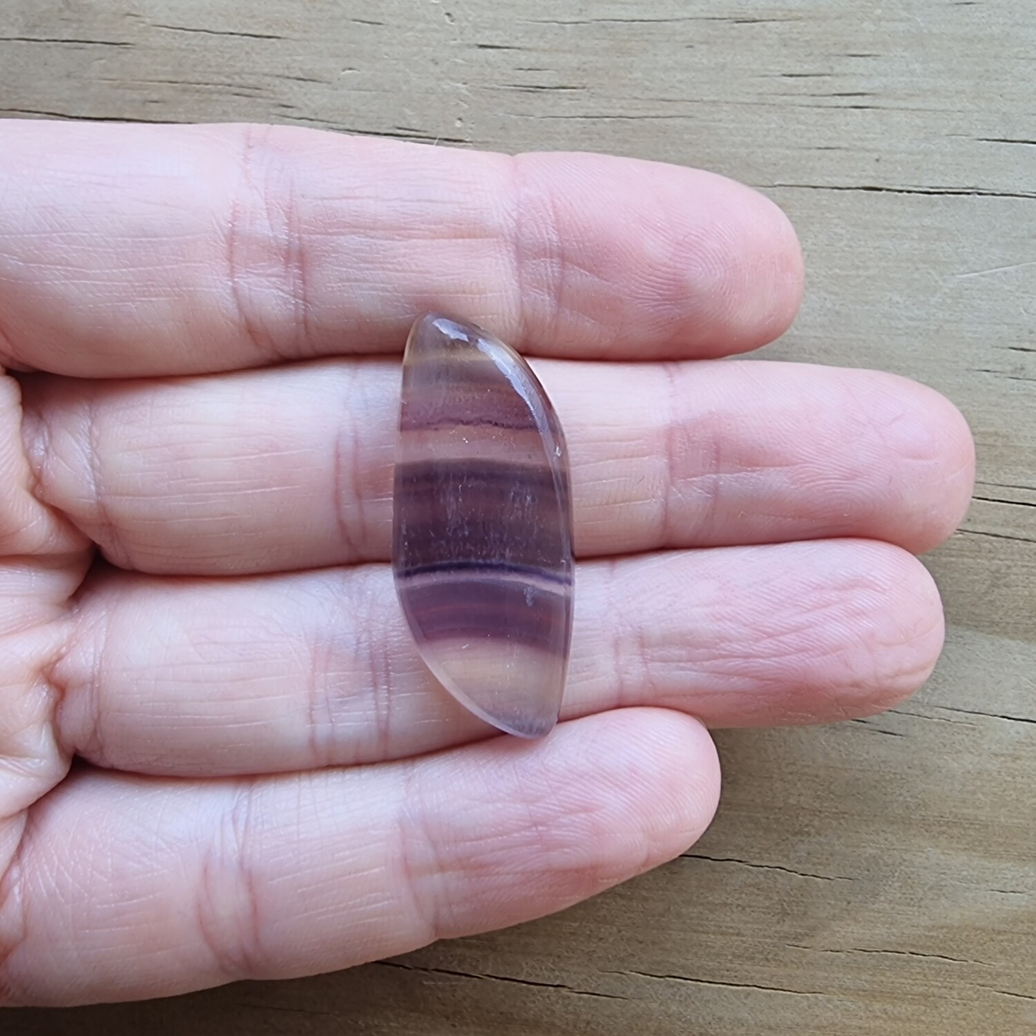 Fluorite Cabochon / Pendant for jewelry making or diy craft projects 5.2gr