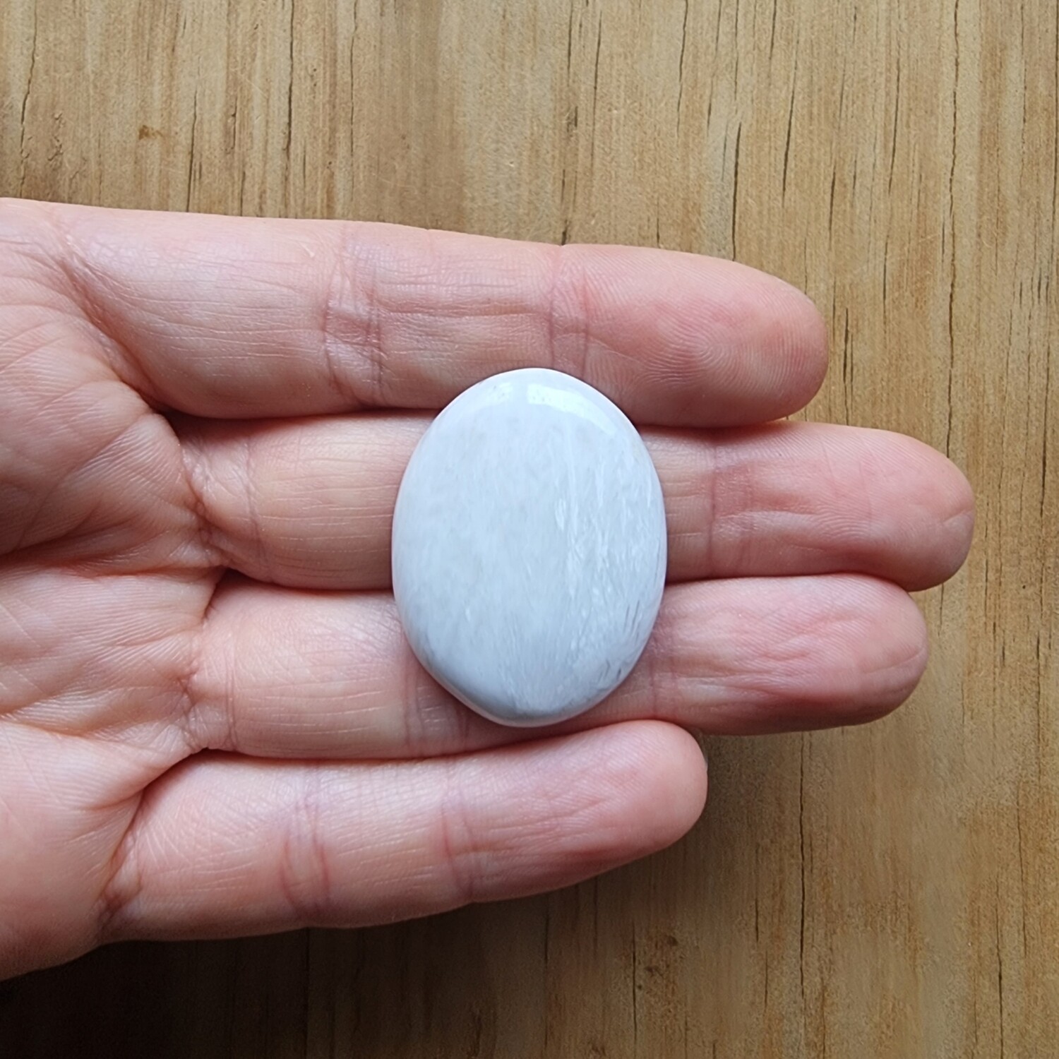 Scolecite Cabochon / Pendant for jewelry making or diy craft projects 11.2gr
