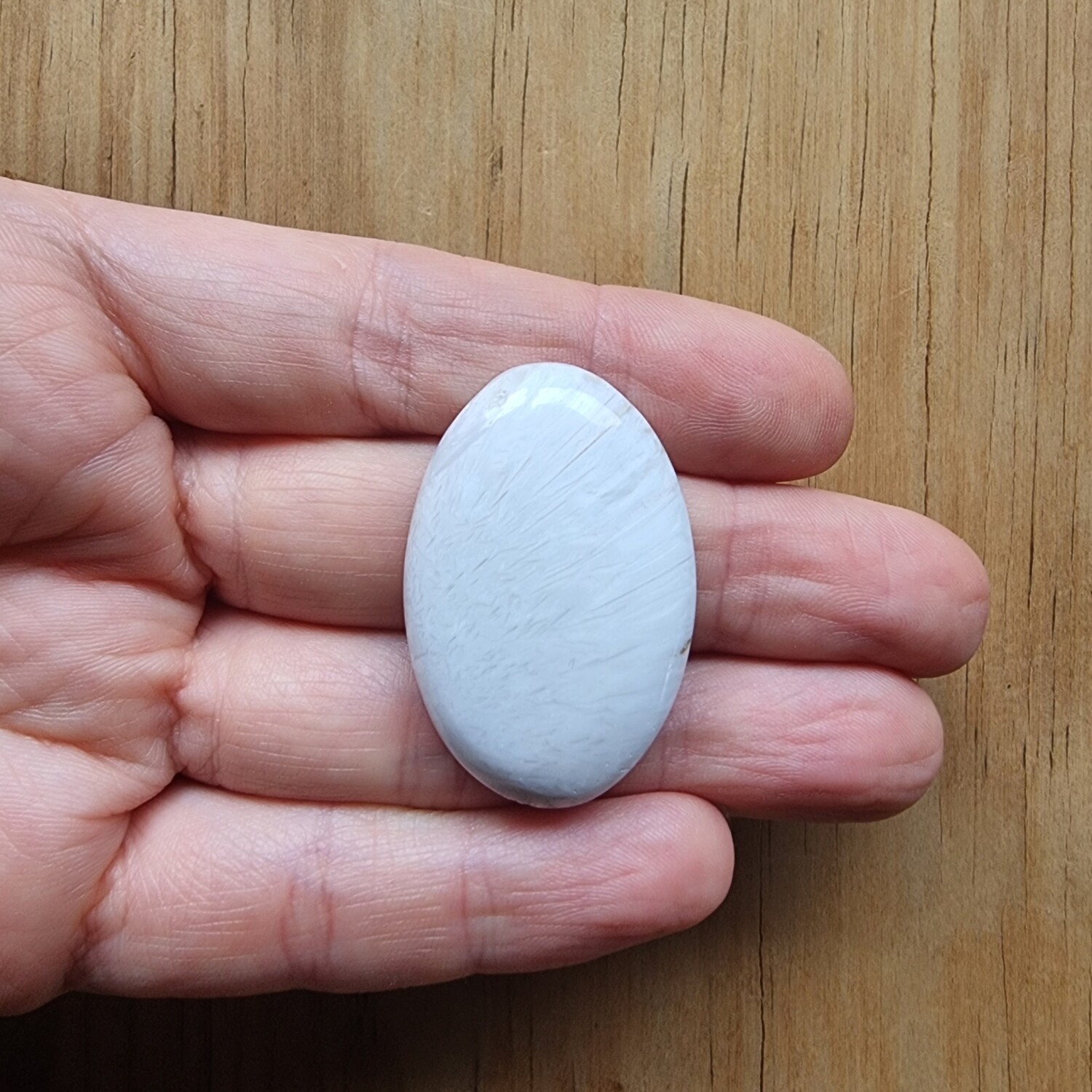 Scolecite Cabochon / Pendant for jewelry making or diy craft projects 17gr