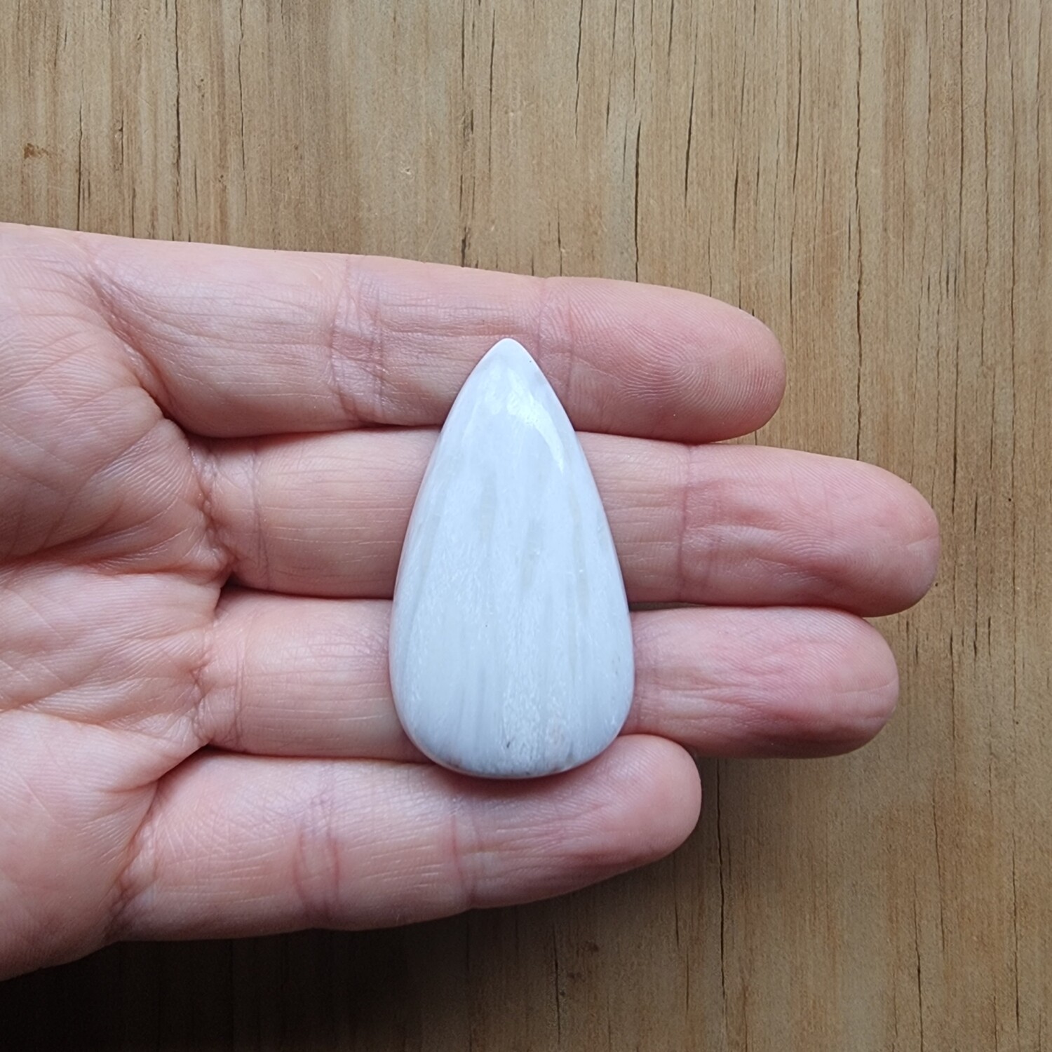 Scolecite Cabochon / Pendant for jewelry making or diy craft projects 16.6gr