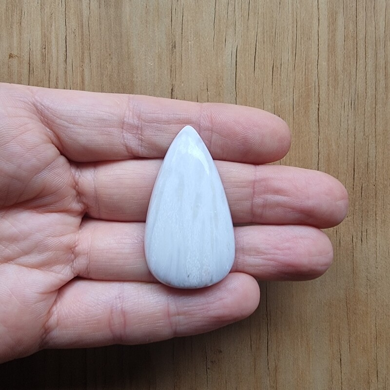 Scolecite Cabochon / Pendant for jewelry making or diy craft projects 16.6gr