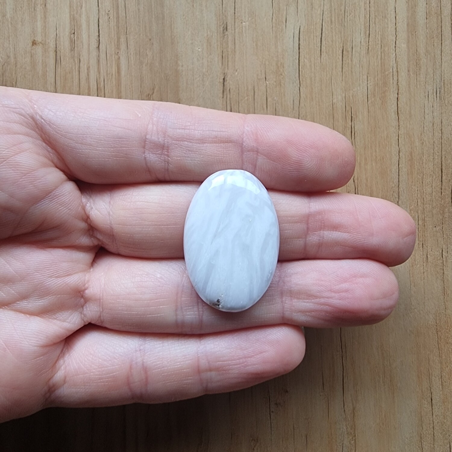 Scolecite Cabochon / Pendant for jewelry making or diy craft projects 9.2gr