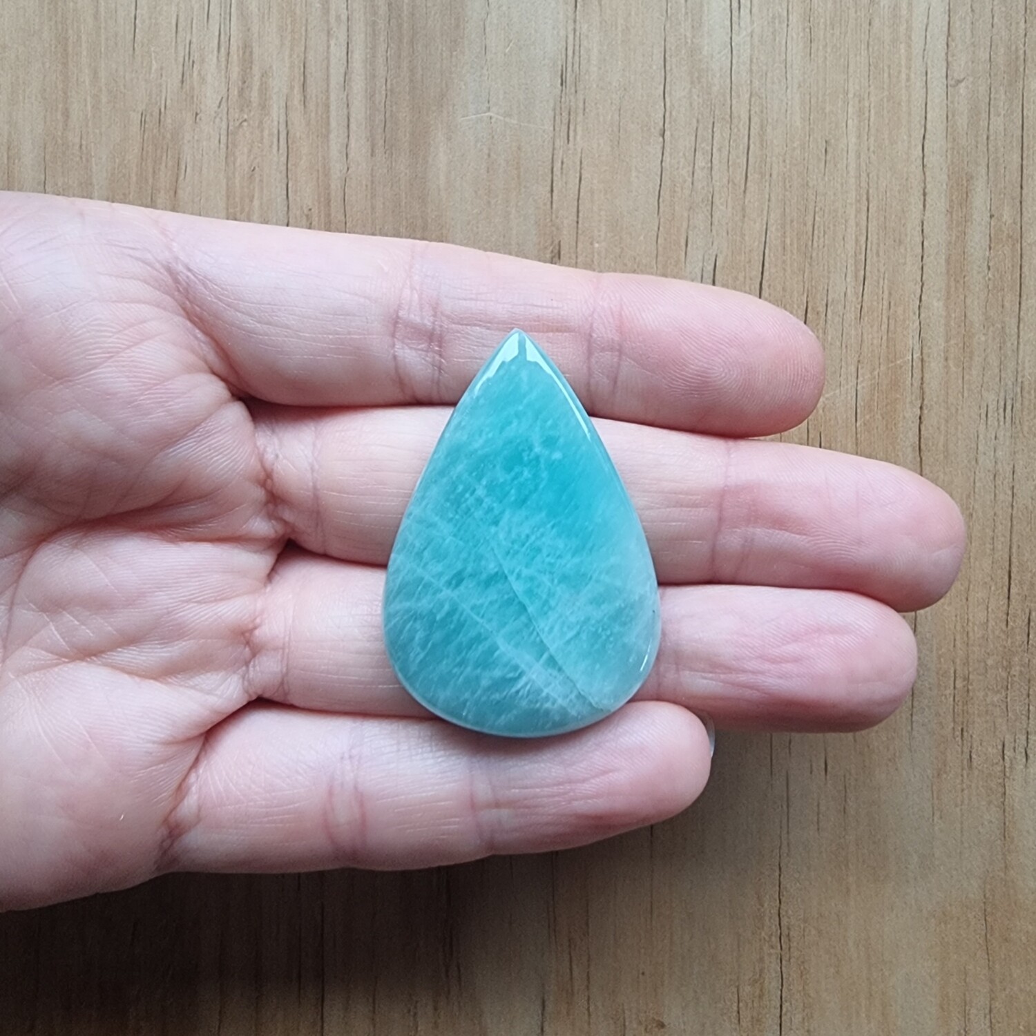 Amazonite Cabochon / Pendant for jewelry making or diy craft projects 21.6gr