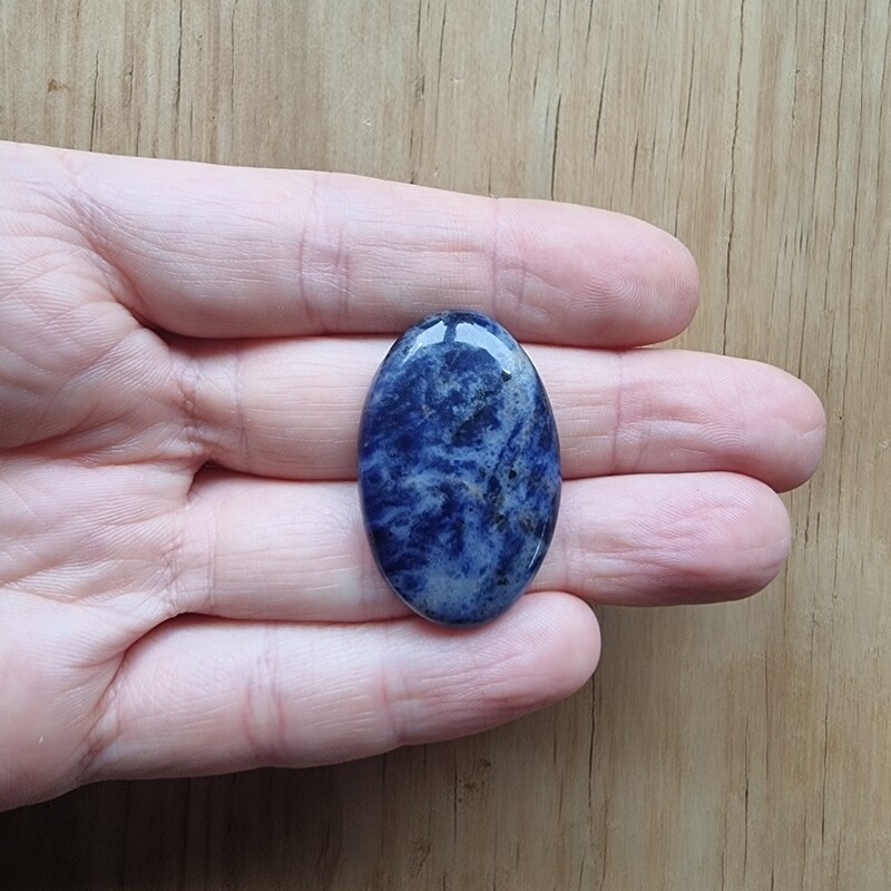 Sodalite Cabochon / Pendant for jewelry making or diy craft projects 14.4gr