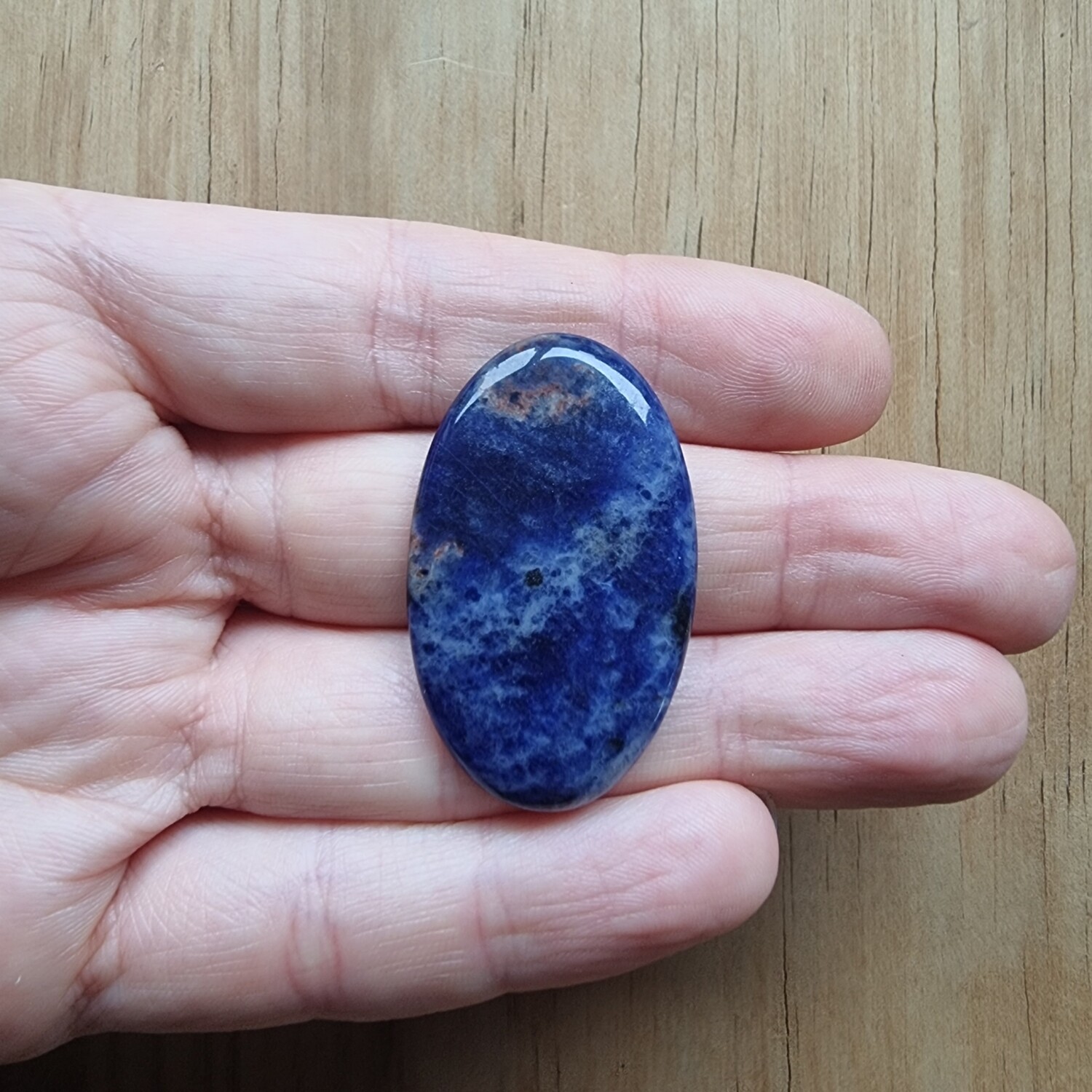 Sodalite Cabochon / Pendant for jewelry making or diy craft projects 10.4gr
