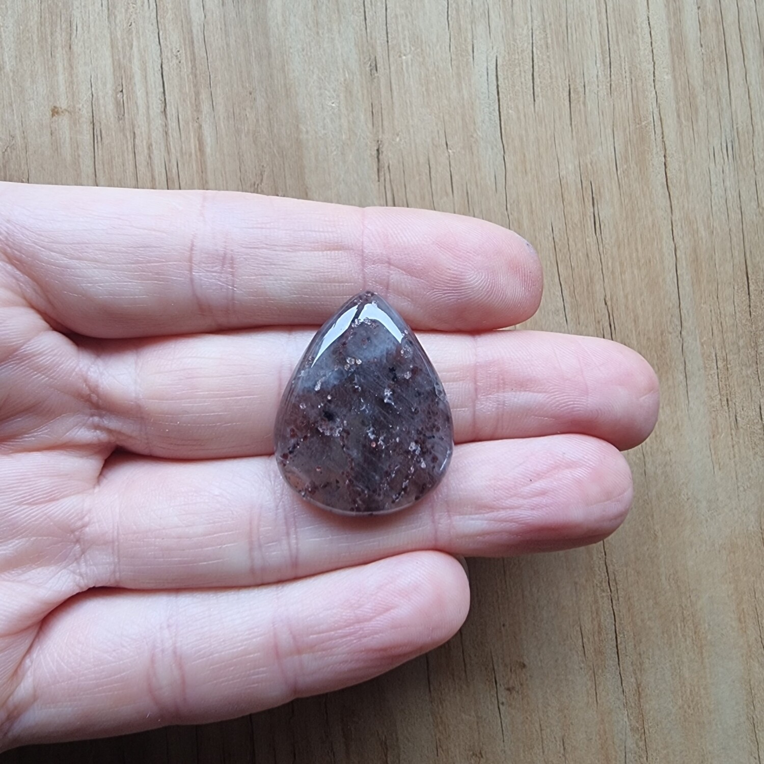 Inclusion Quartz Cabochon / Pendant for jewelry making or diy craft projects 10.4gr