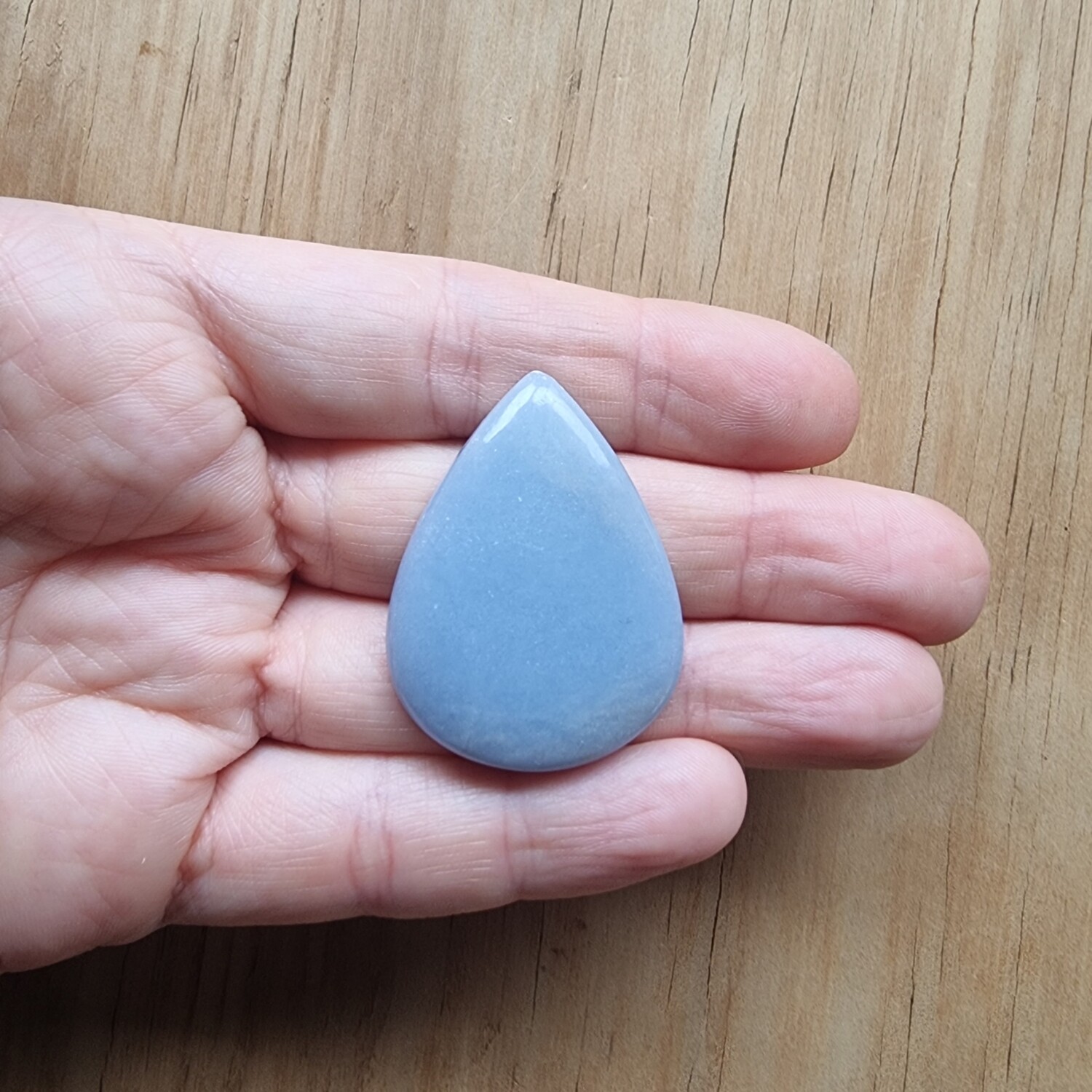 Angelite Cabochon / Pendant for jewelry making or diy craft projects 21.2gr