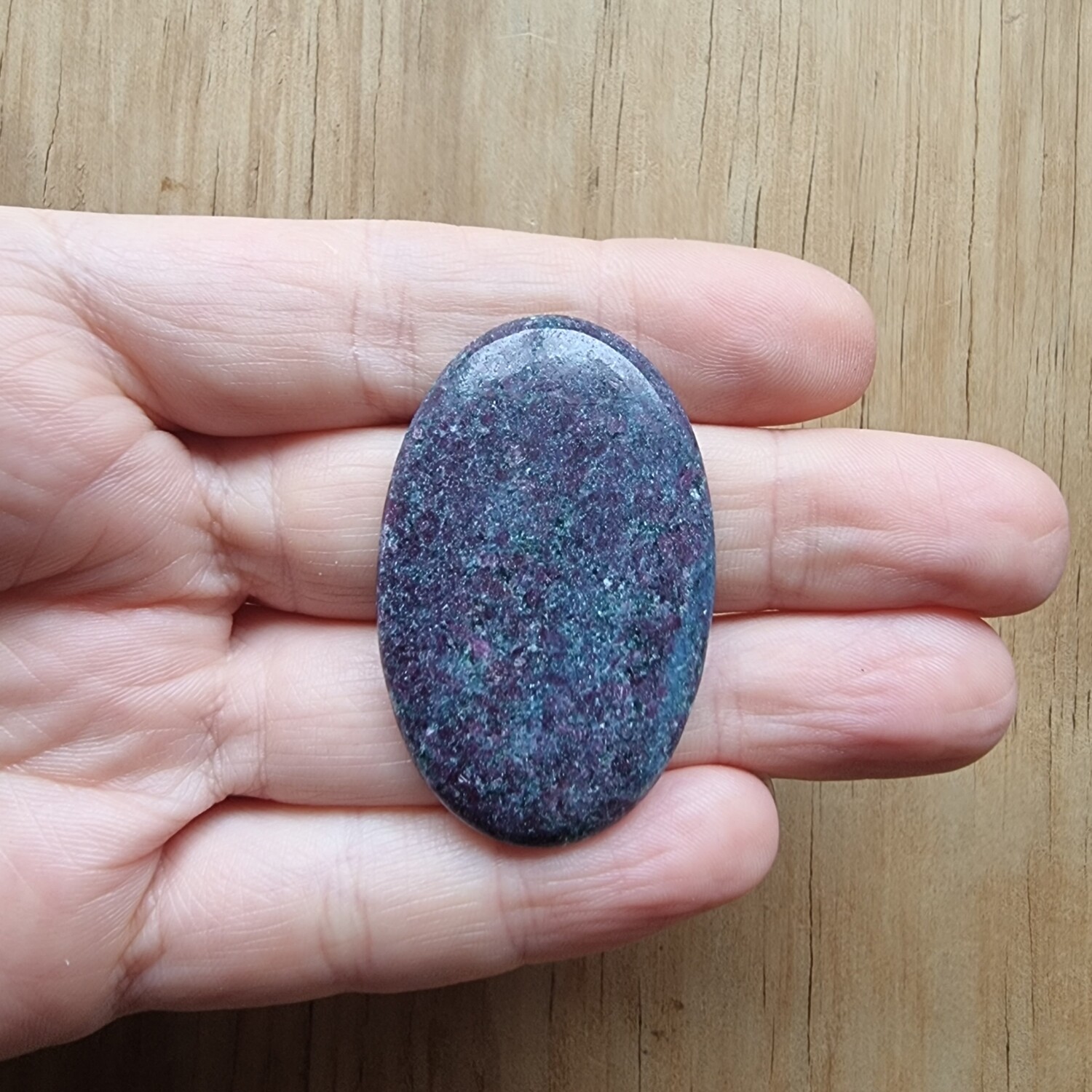 Ruby Kyanite Cabochon / Pendant for jewelry making or diy craft projects 28.2gr