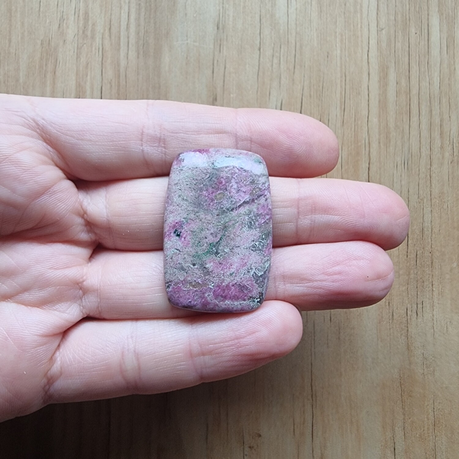 Cobalt Calcite Cabochon / Pendant for jewelry making or diy craft projects 14.6gr