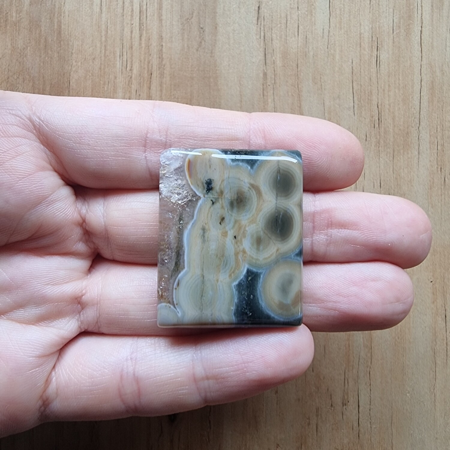Ocean Jasper Cabochon / Pendant for jewelry making or diy craft projects 27.4gr