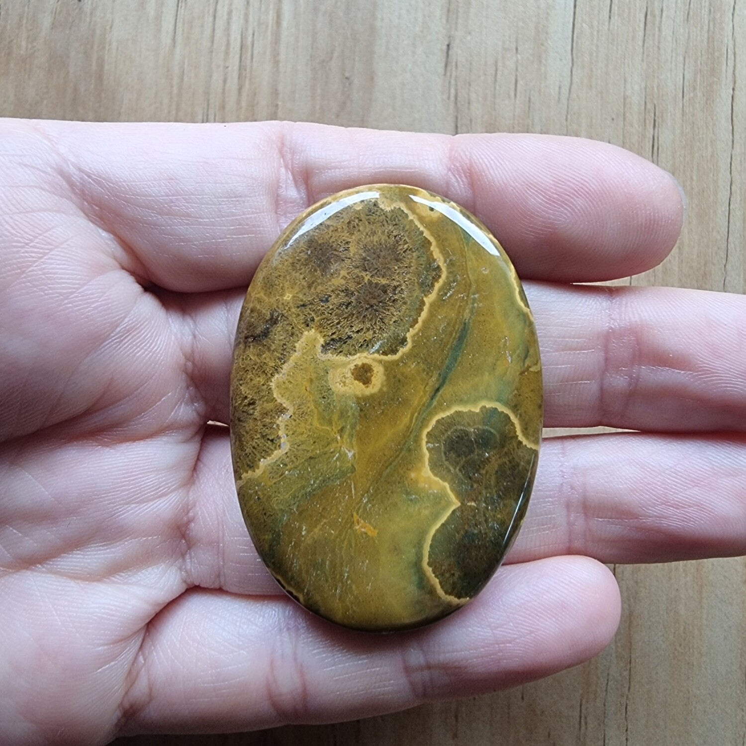 Ocean Jasper Cabochon / Pendant for jewelry making or diy craft projects 34.6gr