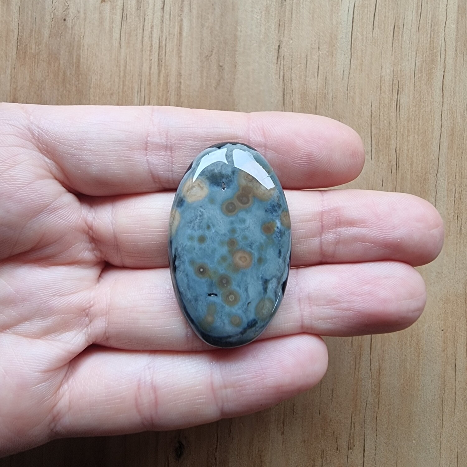 Ocean Jasper Cabochon / Pendant for jewelry making or diy craft projects 20.6gr