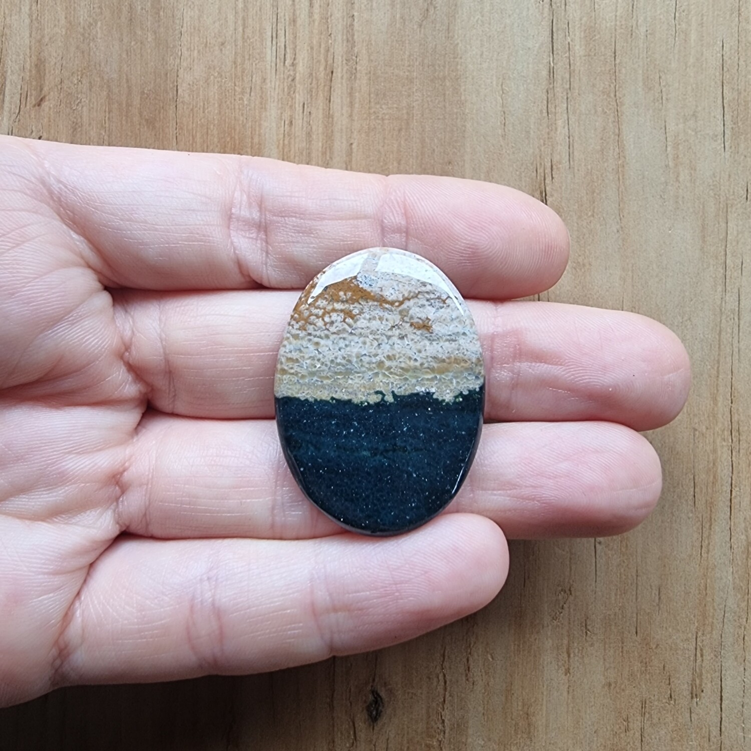 Ocean Jasper Cabochon / Pendant for jewelry making or diy craft projects 14.6gr