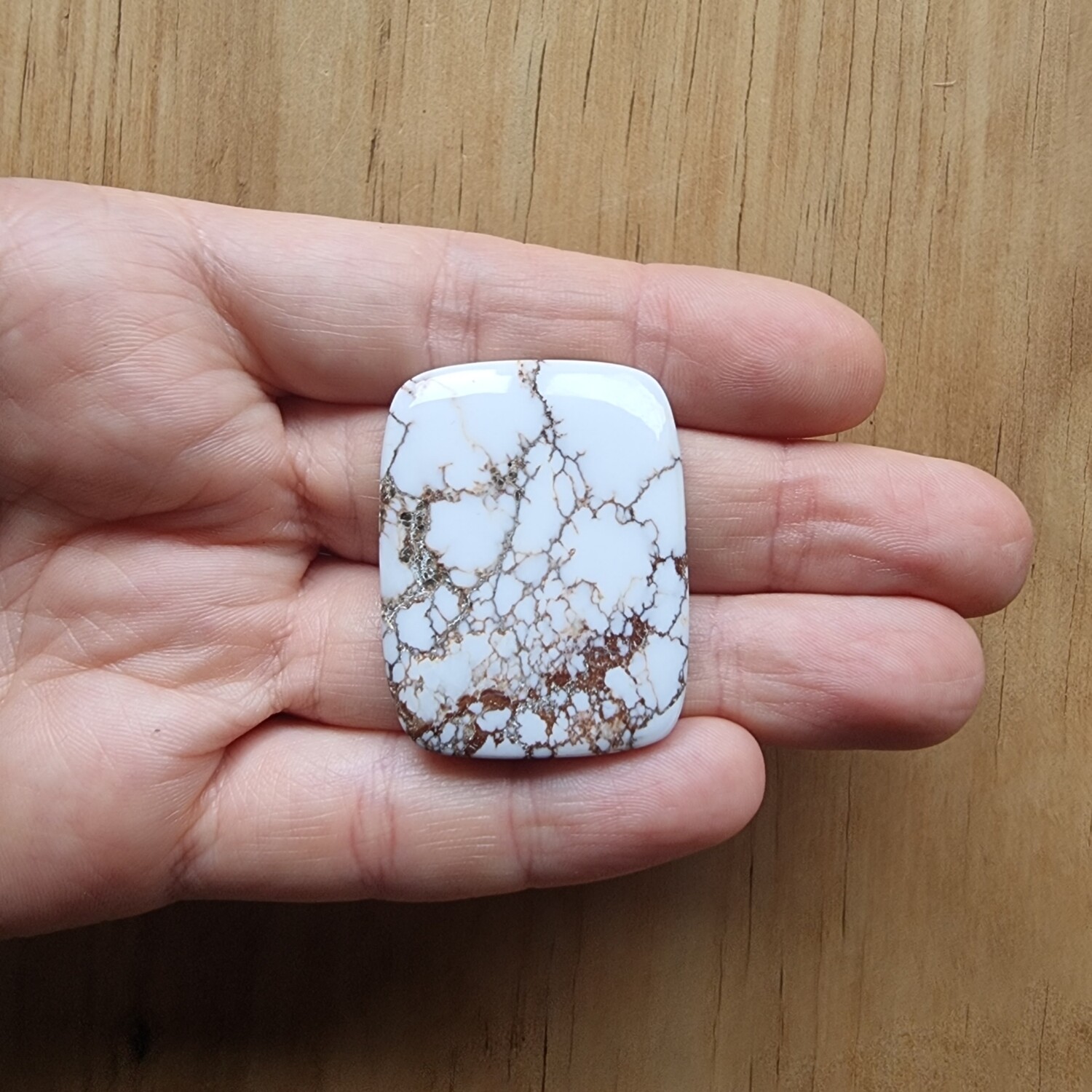 Magnesite Cabochon / Pendant for jewelry making or diy craft projects 26.6gr