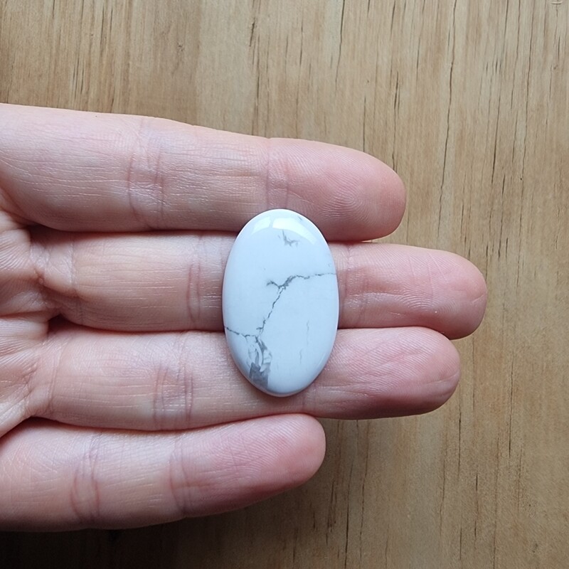Howlite Jasper Cabochon / Pendant for jewelry making or diy craft projects 8.4gr