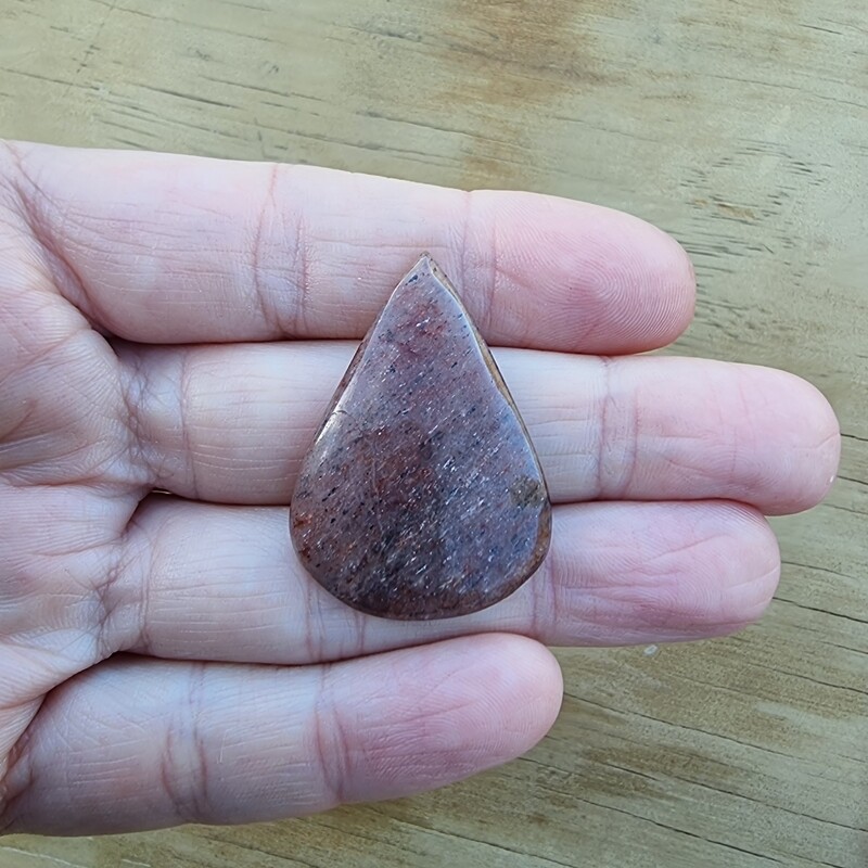 Strawberry Quartz Cabochon / Pendant for jewelry making or diy craft projects 8.2gr