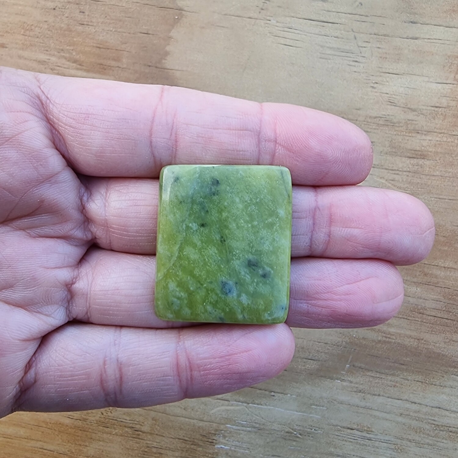 Nephrite Jade Cabochon / Pendant for jewelry making or diy craft projects 11.1gr