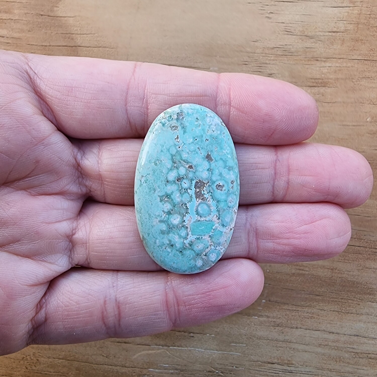 Variscite Cabochon / Pendant for jewelry making or diy craft projects 9.2gr