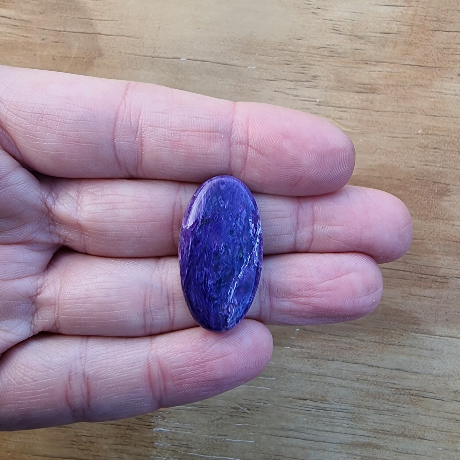 Charoite Cabochon / Pendant for jewelry making or diy craft projects 6.3gr