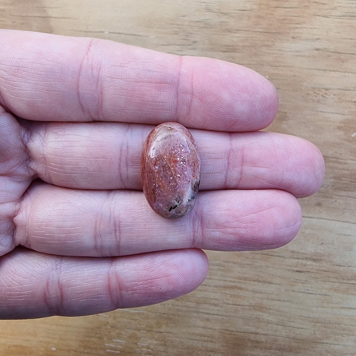 Sunstone Cabochon / Pendant for jewelry making or diy craft projects 3.5gr