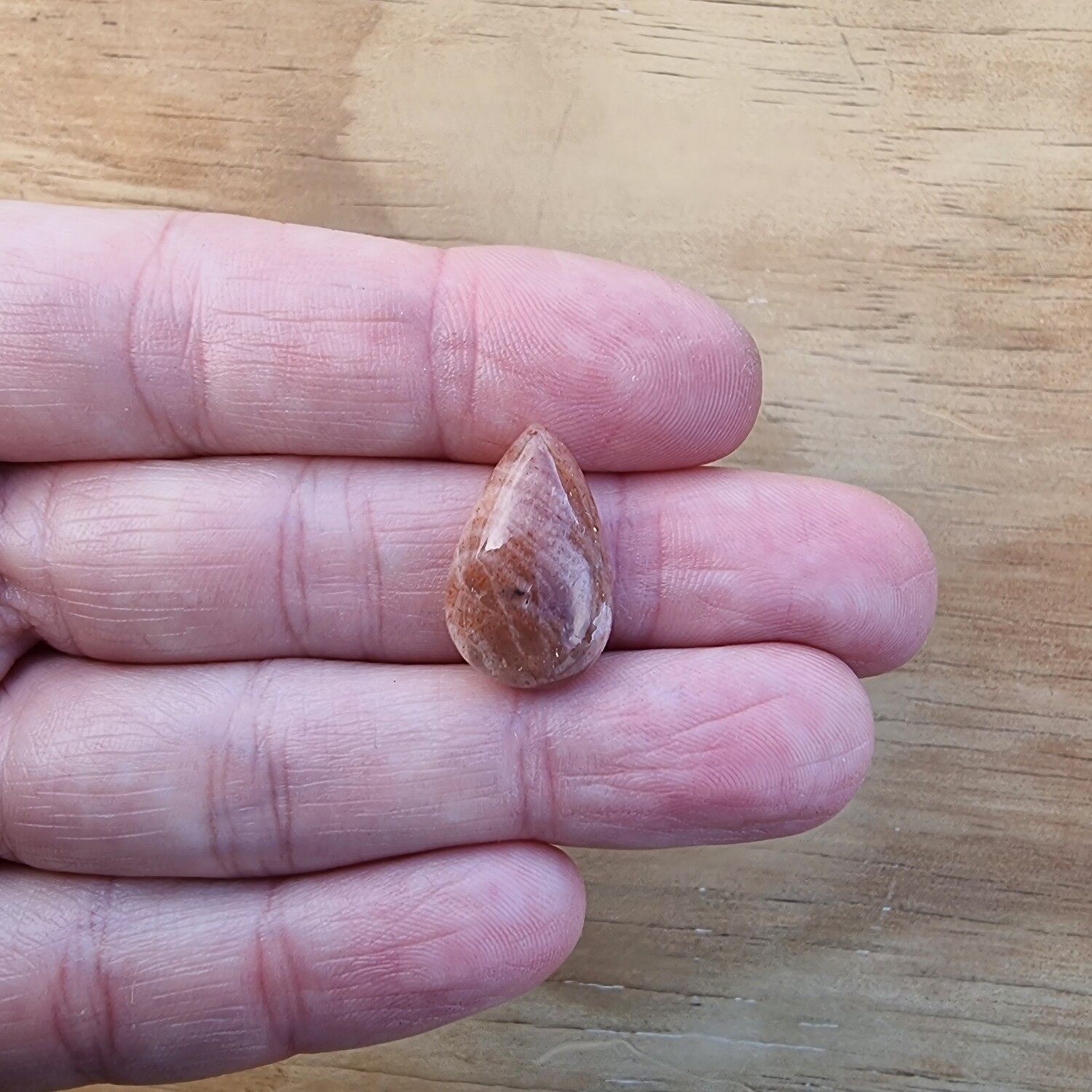 Sunstone Cabochon / Pendant for jewelry making or diy craft projects 2.3gr